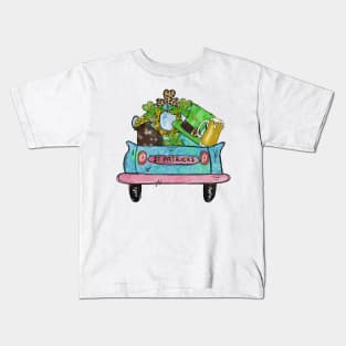 St Patrick's Day Truck Kids T-Shirt